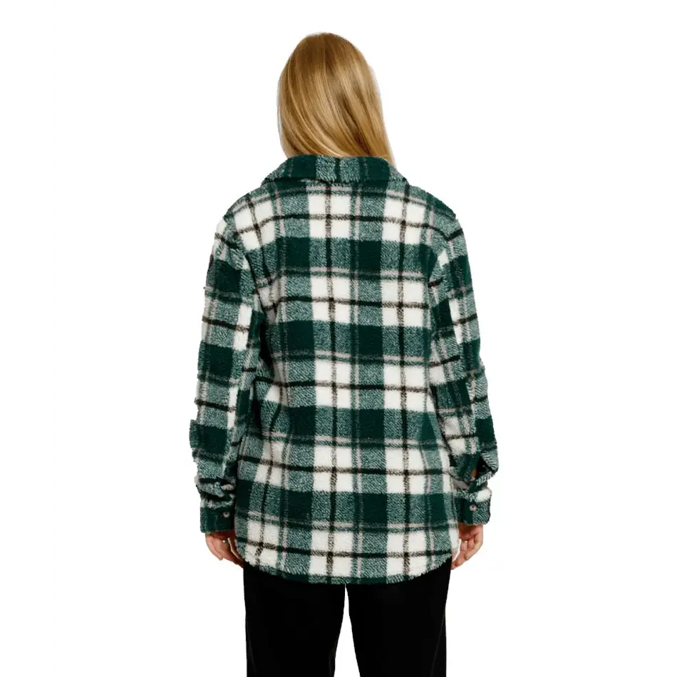 Volcom Silent Sherpa Plaid Jacket 