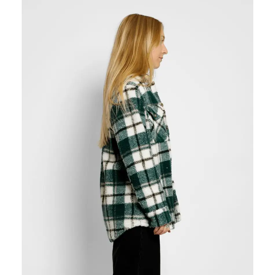 Volcom Silent Sherpa Plaid Jacket 