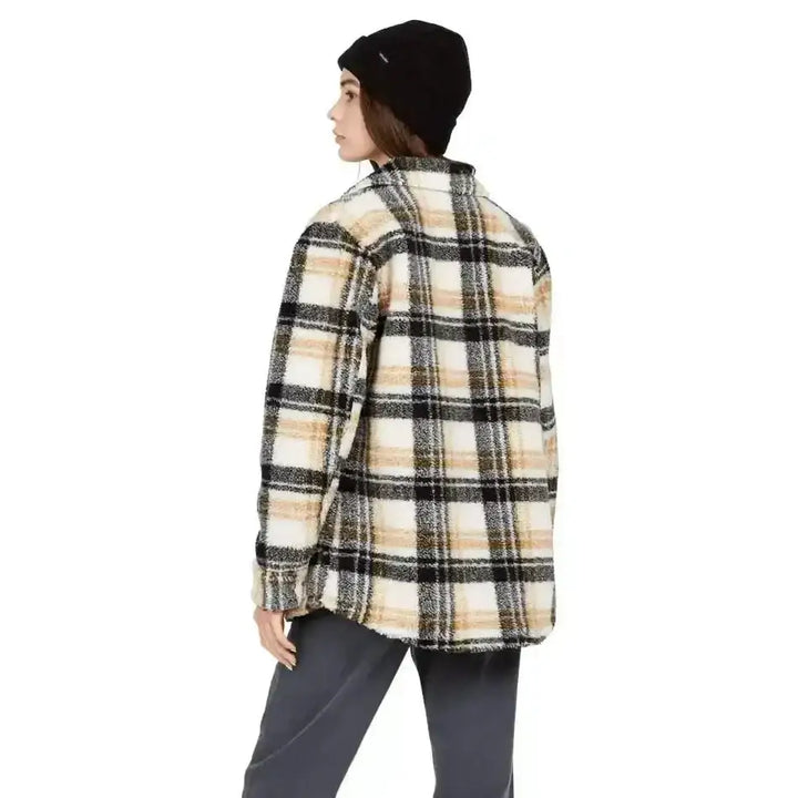 Volcom Silent Sherpa Plaid Jacket 