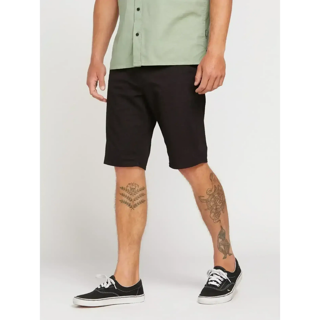 VOLCOM SOLVER LITE 5 POCKET SHORT Black 36 