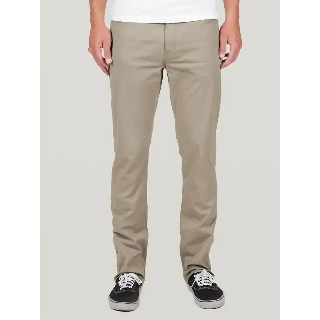 VOLCOM SOLVER 5 POCKET PANT Brindle 36 