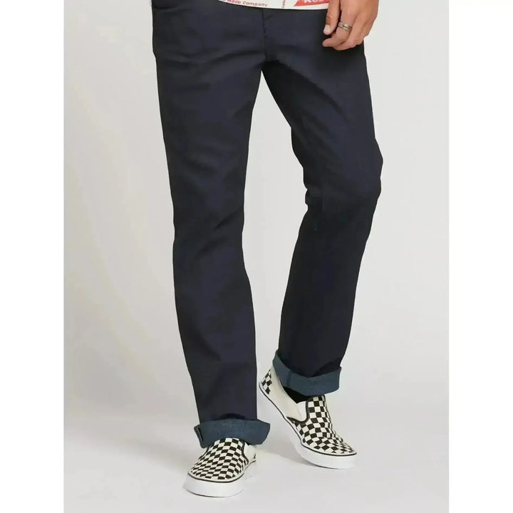 VOLCOM SOLVER MODERN FIT JEANS Coated Indigo Wash 30 