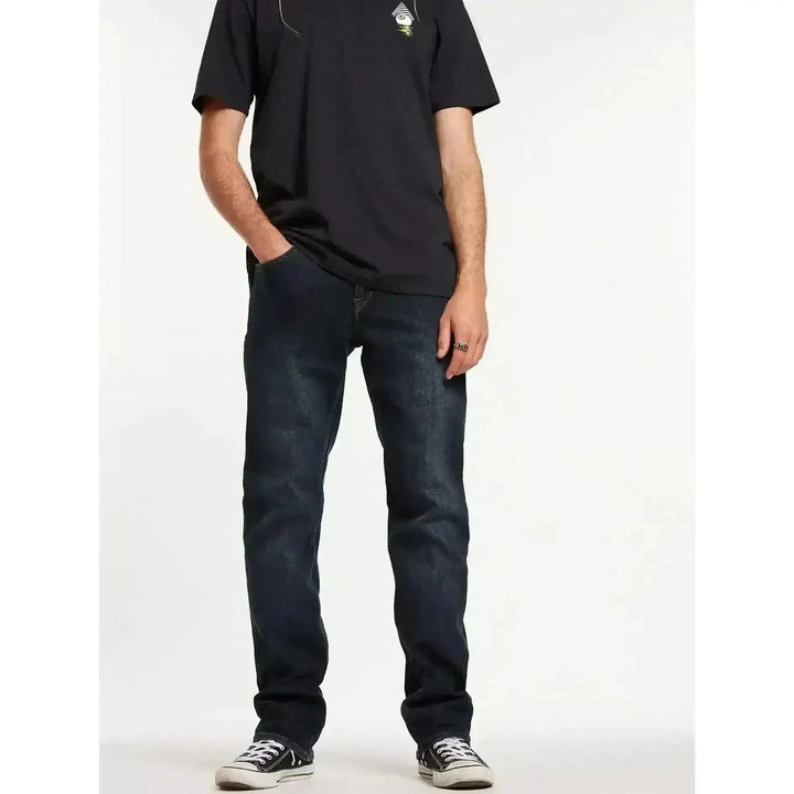 VOLCOM SOLVER MODERN FIT JEANS Vintage Blue 30 