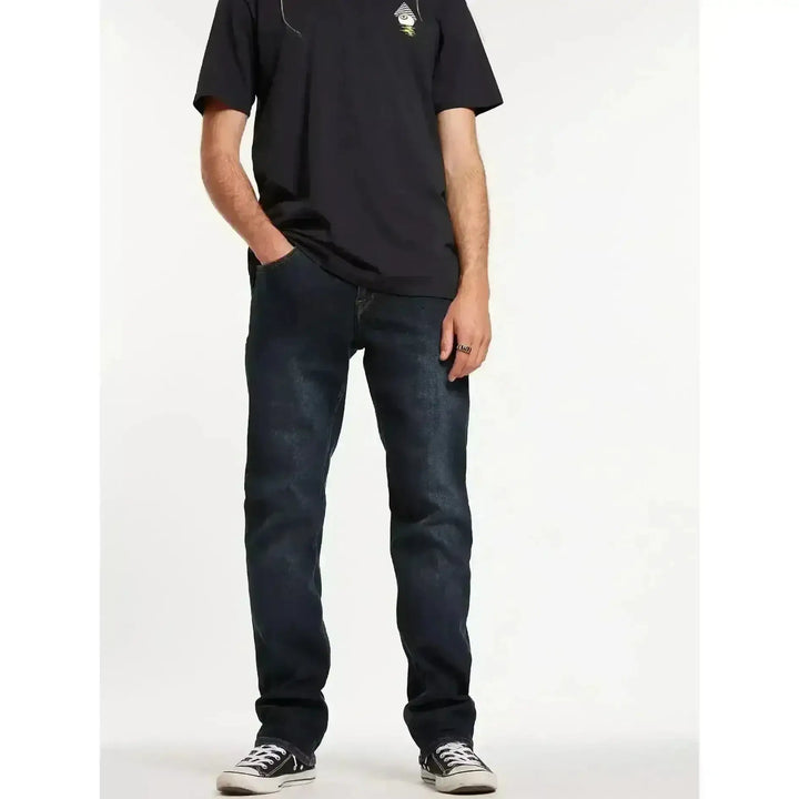 VOLCOM SOLVER MODERN FIT JEANS Vintage Blue 30 