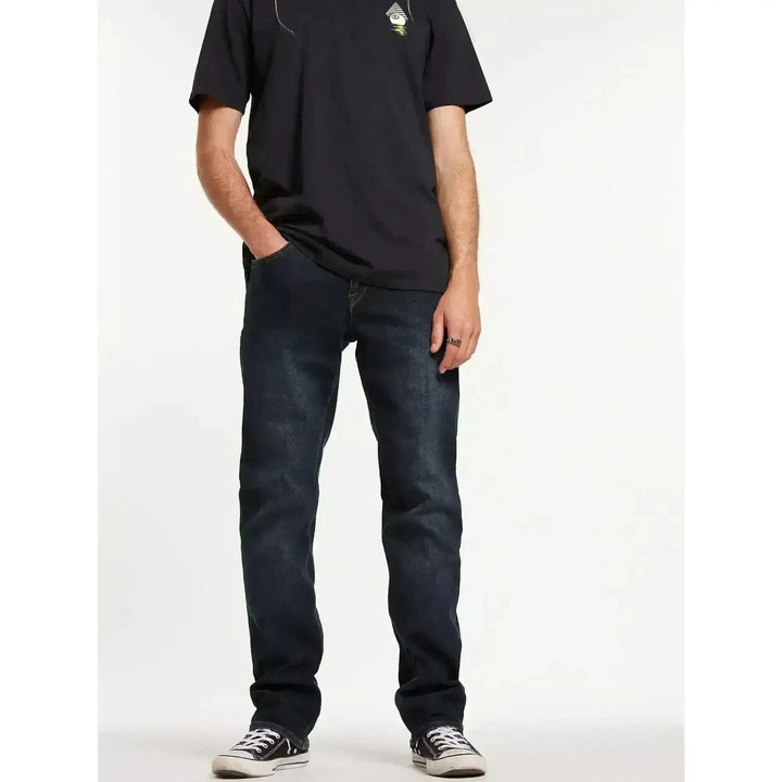 VOLCOM SOLVER MODERN FIT JEANS Vintage Blue 30 