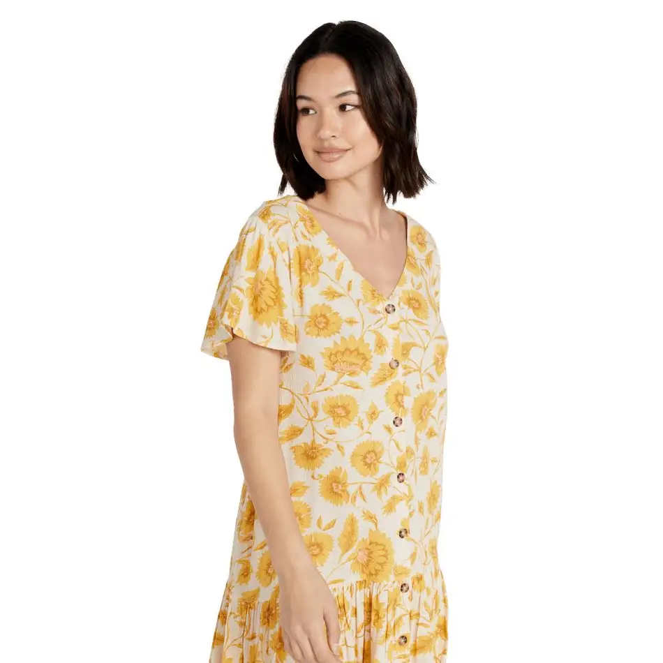 Volcom Stone Dreamer Dress Dust Gold 12 