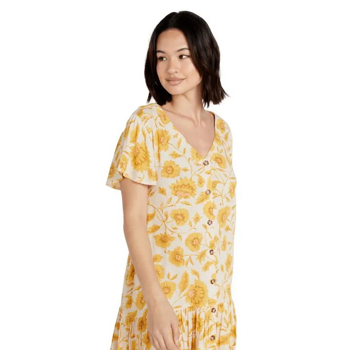Volcom Stone Dreamer Dress Dust Gold 12 