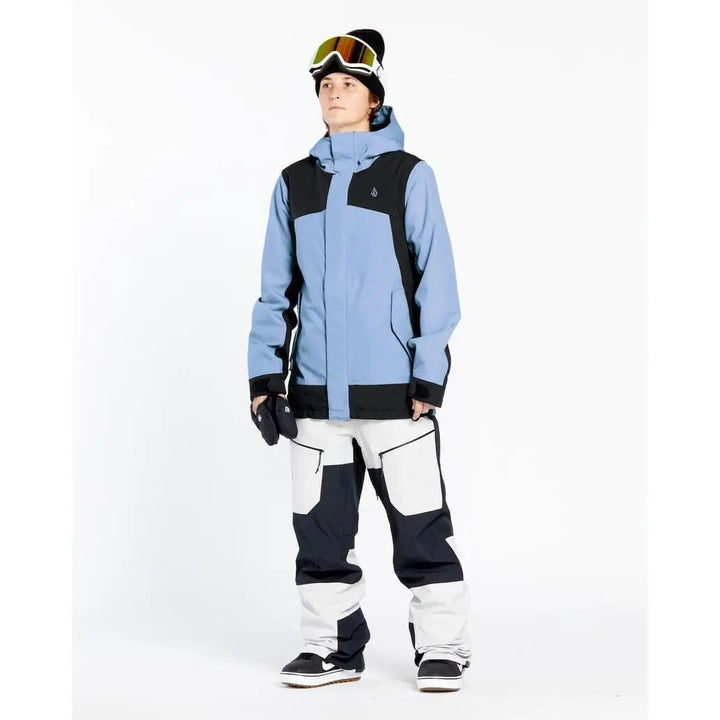 Volcom Stoney Shadow Insulated Womens Jacket Crystal Blue S 