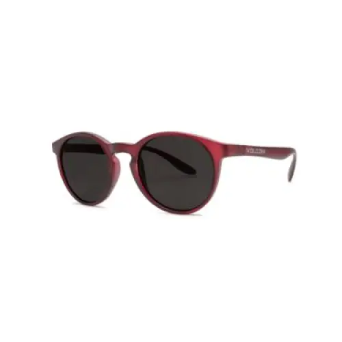 Volcom Subject Sunglasses Matte Trans Pom / Grey 