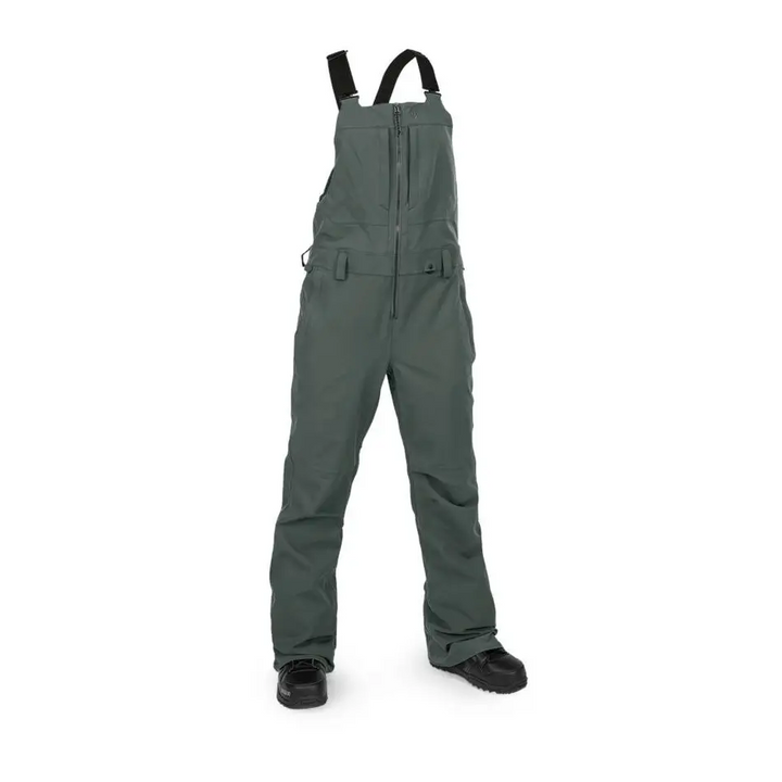 Volcom Swift Bib Womens Overalls Eucalyptus XS 