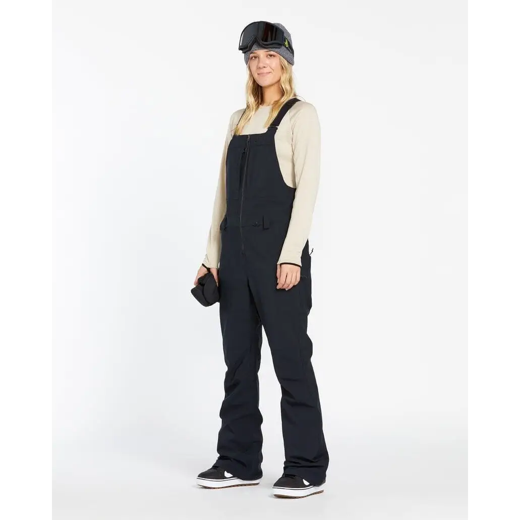 Volcom Swift Bib Womens Overalls Black S 