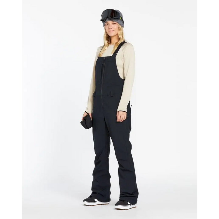 Volcom Swift Bib Womens Overalls Black S 