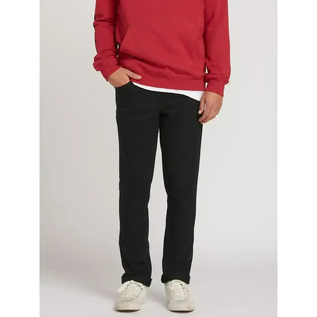 VOLCOM VORTA SLIM FIT JEANS 32 BLK 