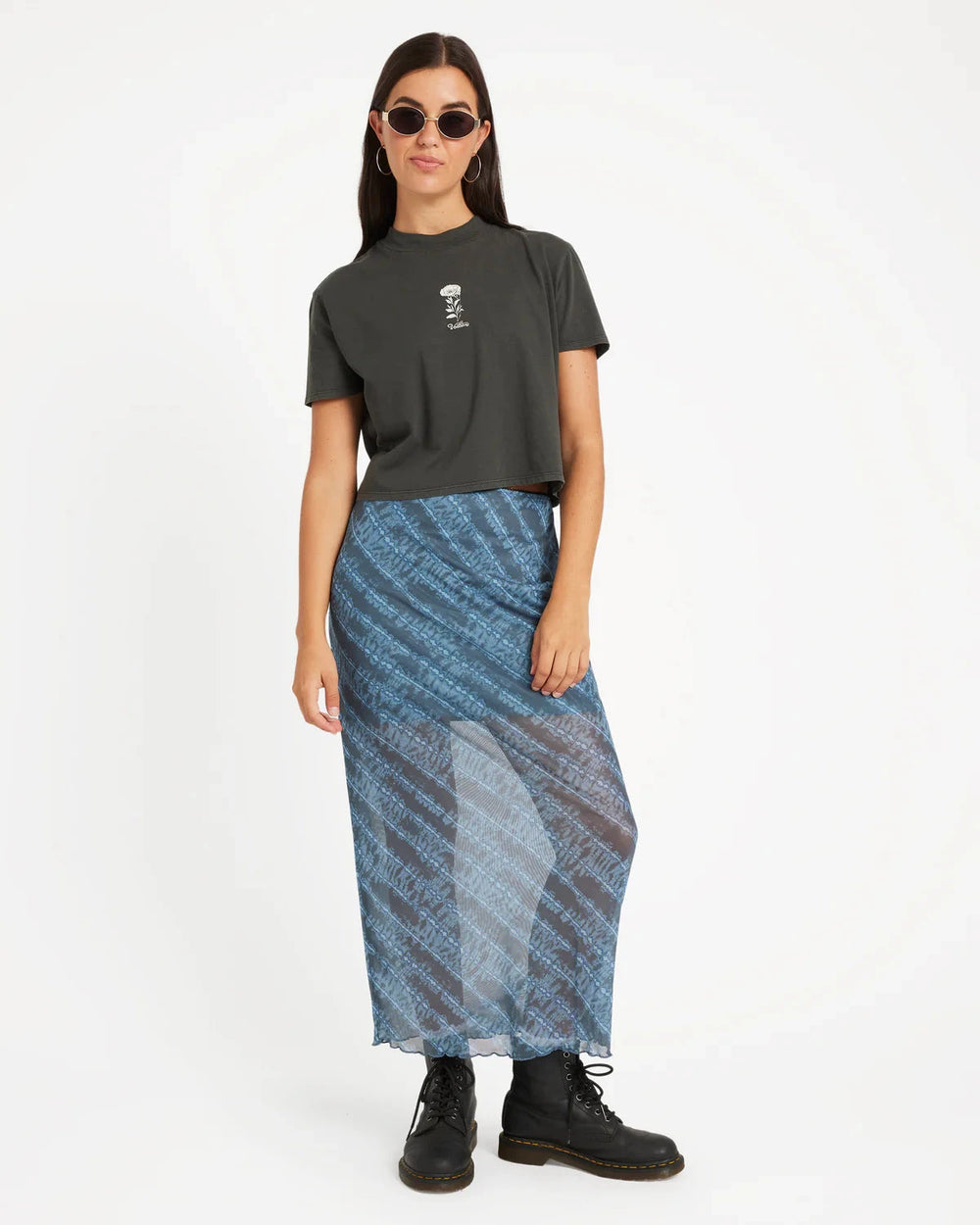 Volcom Wicked Lightning Skirt Blue Sapphire 8 