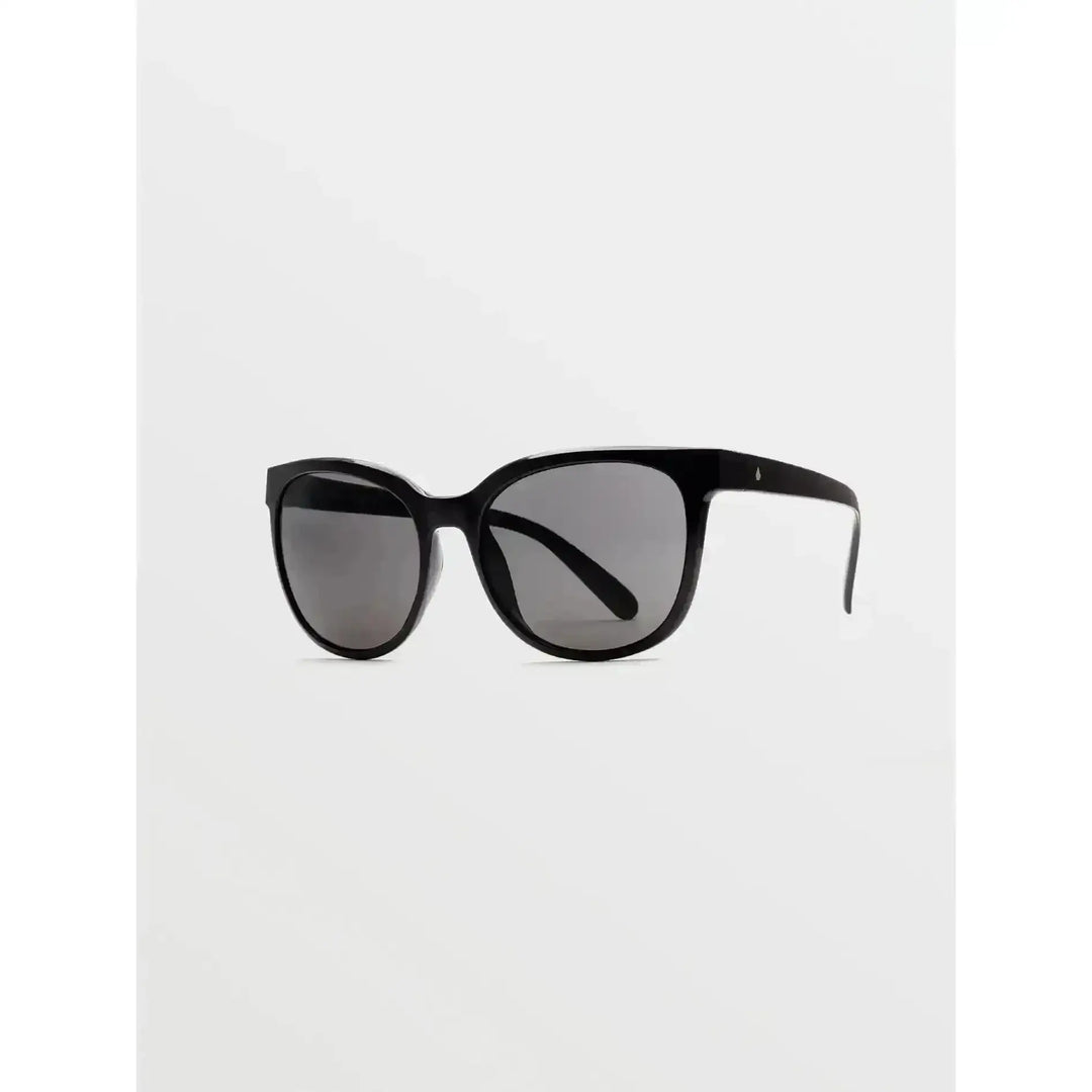 VOLCOM WOMENS GARDEN SUNGLASSES Gloss Black Grey 