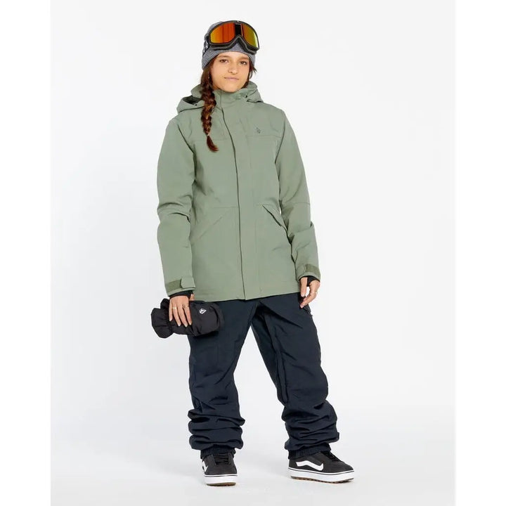 Volcom Womens Shelter 3D Stretch Jacket Lichen Green S 