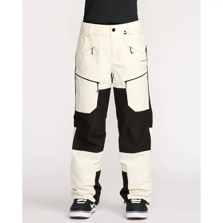 Volcom Womens Stone Mica 20K Pants Bone S 