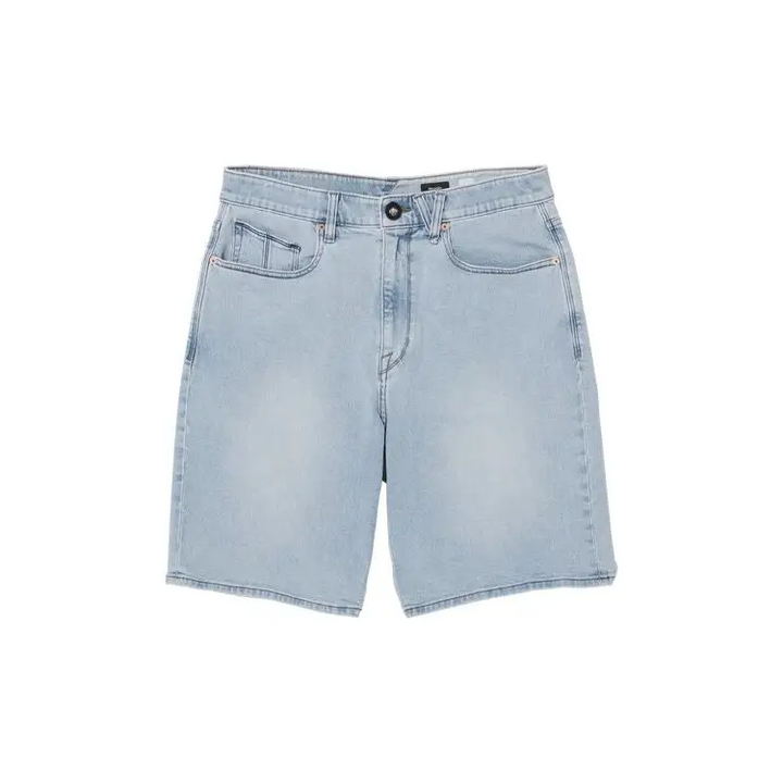 Volcom Youth Billow Denim Shorts - Desert Dirt Indigo 