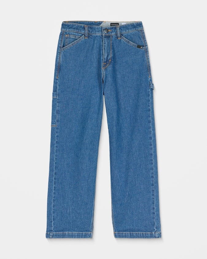 Volcom Youth Kraftsman Denim Jeans - Bold Blue 