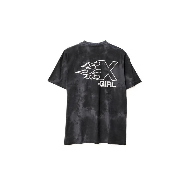 X-Girl Burning X Logo Relaxed T-Shirt 