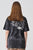 X-Girl Burning X Logo Relaxed T-Shirt 