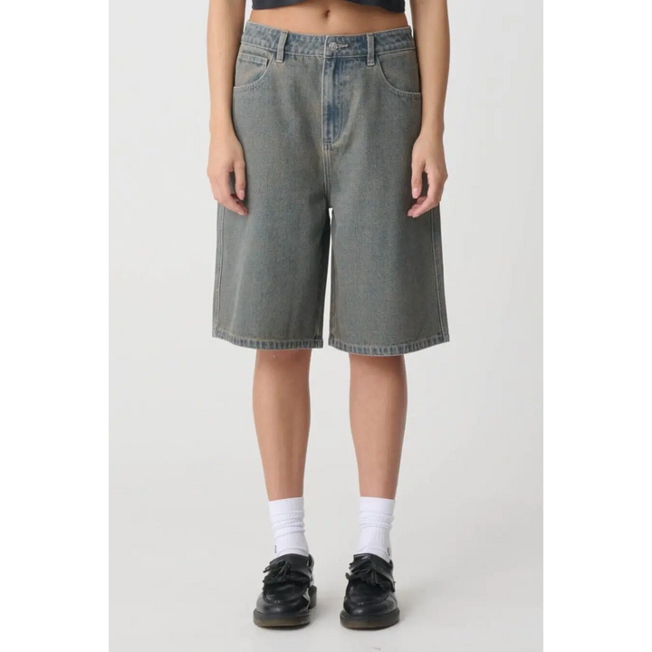 X-Girl Gordon Spray Baggy Shorts 