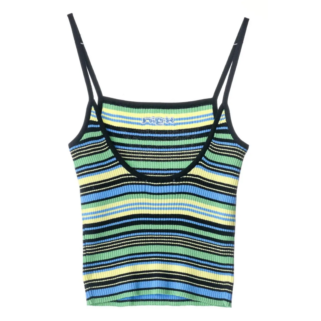 X-Girl New Girl Rib Singlet 