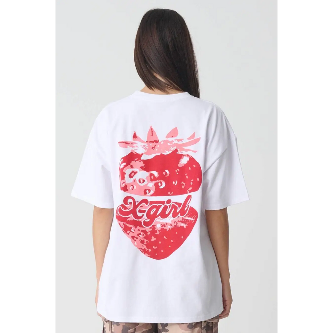 X-Girl STrawberry Relaxed T-Shirt 