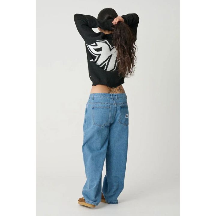 X-Large 91 Bull Denim Pants - Mid Blue 