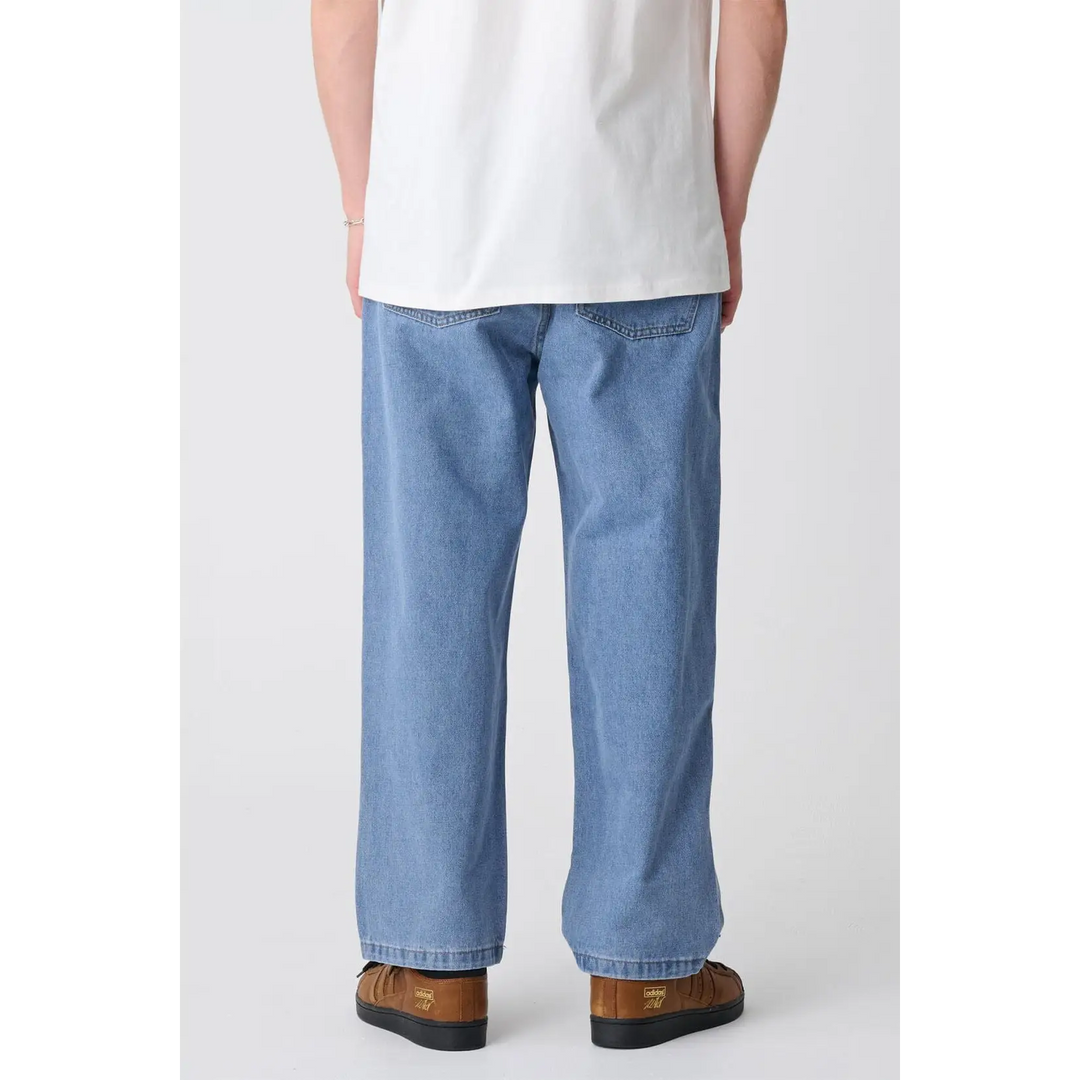 X-Large 91 Bull Denim Pants - Mid Blue 