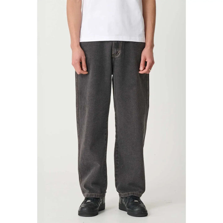 X-Large 91 Bull Denim Pants - Washed Black 