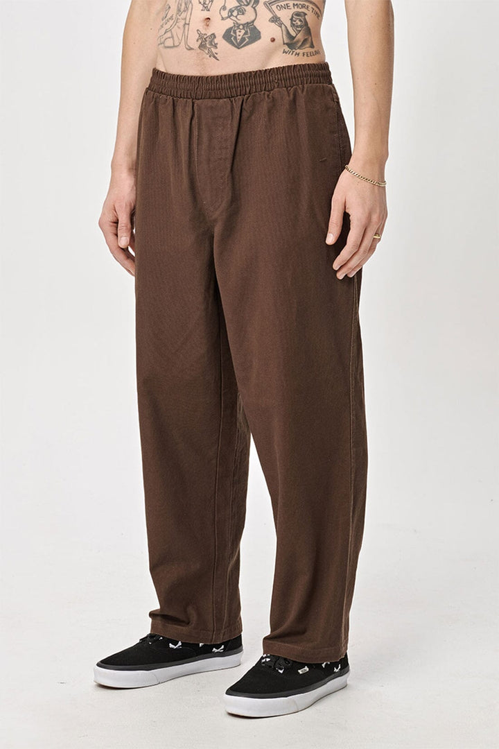 X-Large 91 Pants Brown 34 