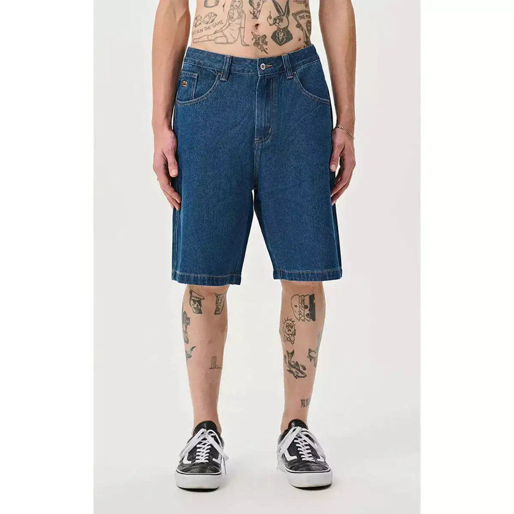 X-Large Bull Denim 91 Shorts - Blue Denim 