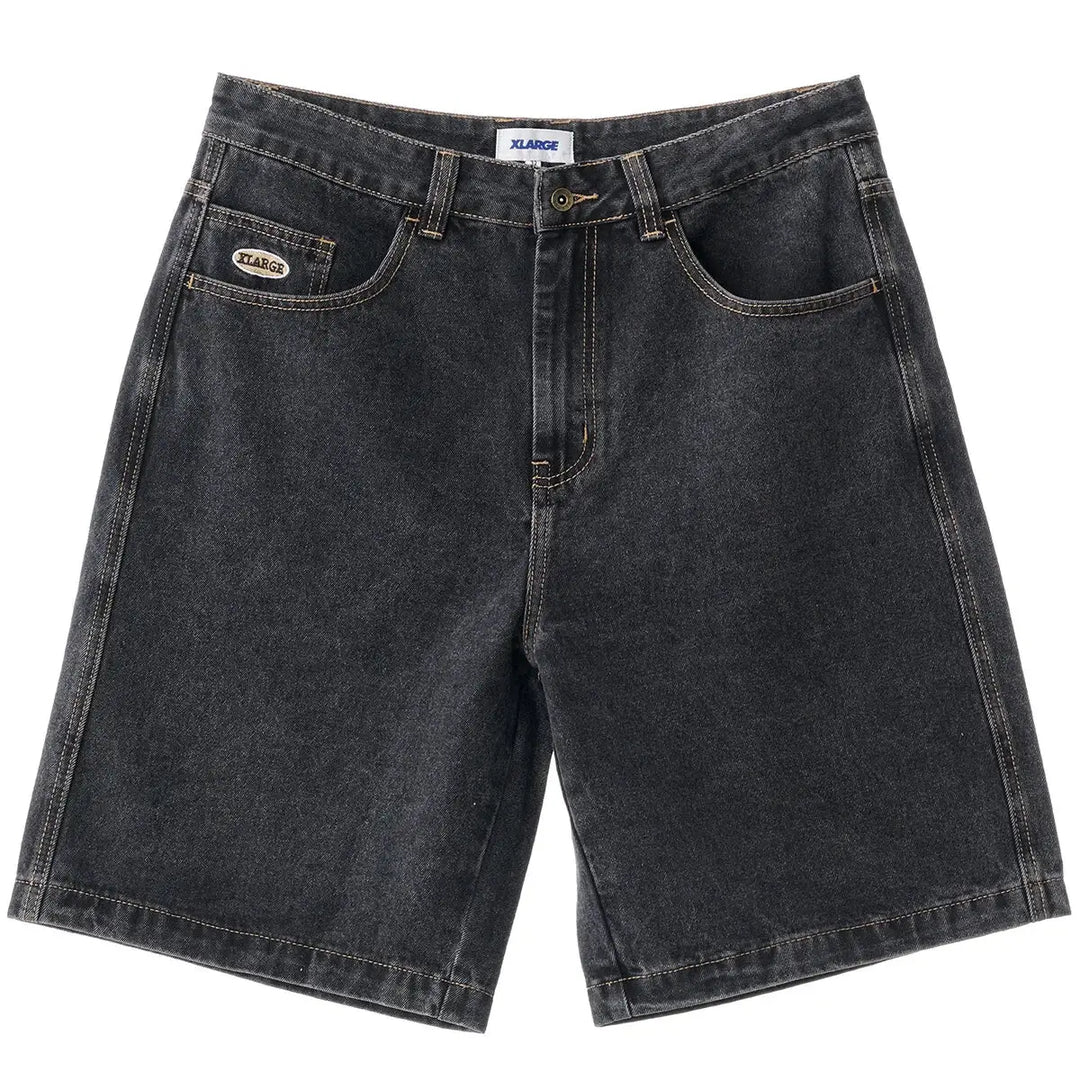 X-Large Bull Denim 91 Shorts - Washed Black / 26