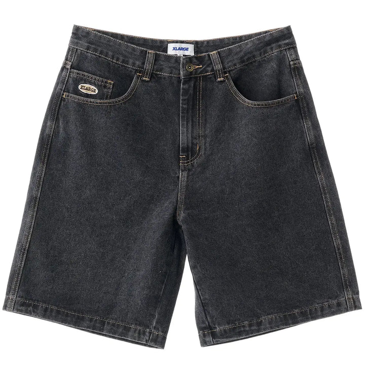 X-Large Bull Denim 91 Shorts - Washed Black / 26