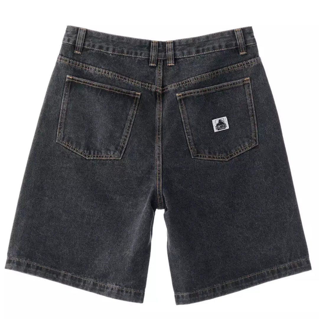 X Large Bull Denim 91 Shorts - Washed Black 