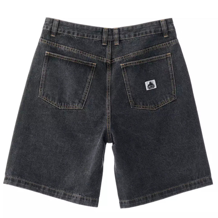 X Large Bull Denim 91 Shorts - Washed Black 