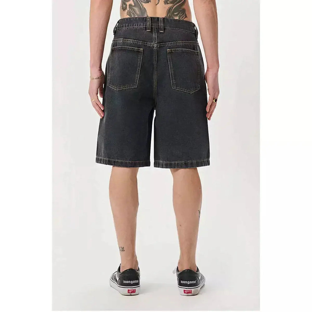 X Large Bull Denim 91 Shorts - Washed Black 
