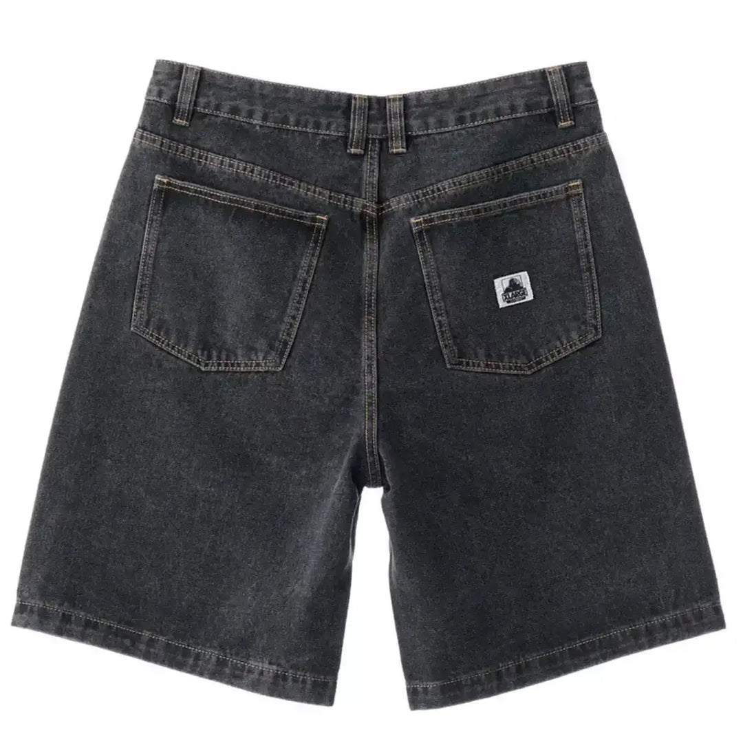 X Large Bull Denim 91 Shorts - Washed Black 
