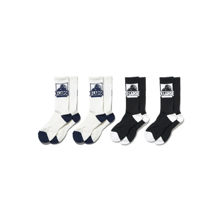 X-Large CLassic OG Socks 4-Pack Assorted 