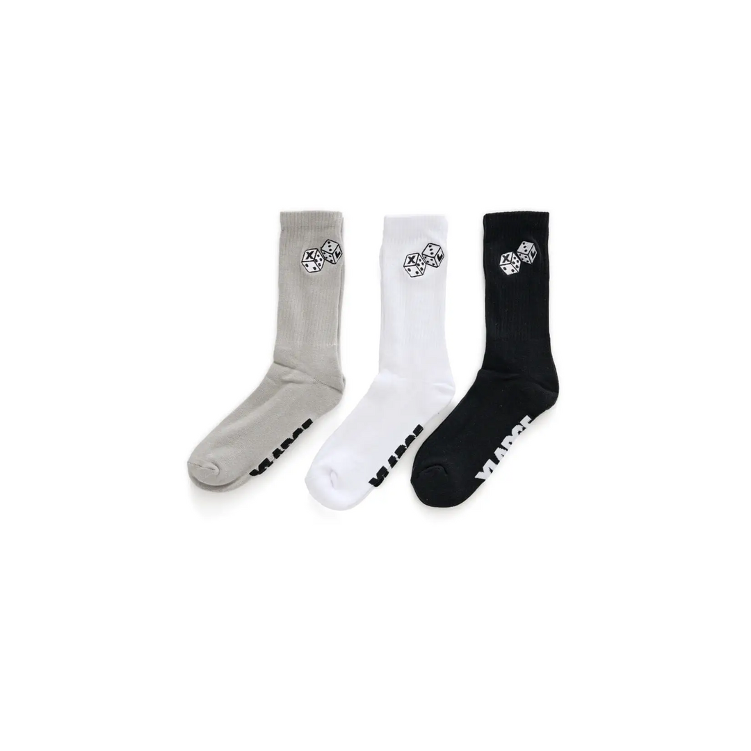X-Large Dice 3 Pack Socks 