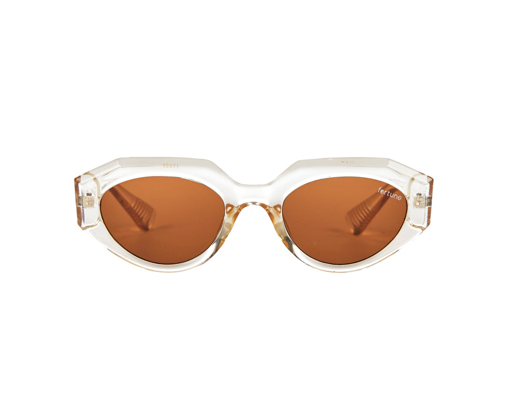 Fortune Audacity Sunglasses Clear / Brown Lens 