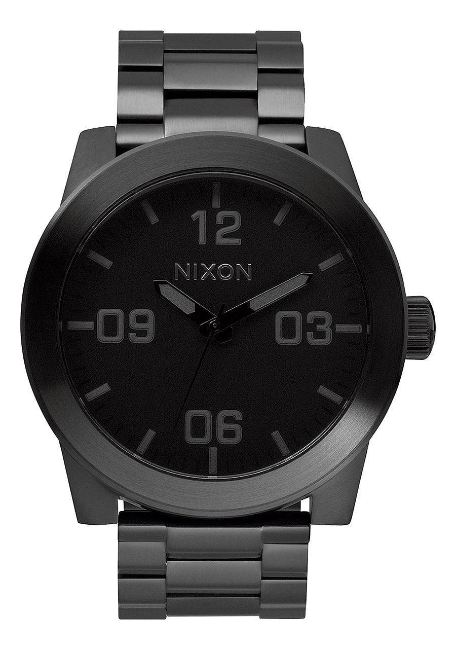 NIXON CORPORAL STAINLESS STEEL WATCH Black 