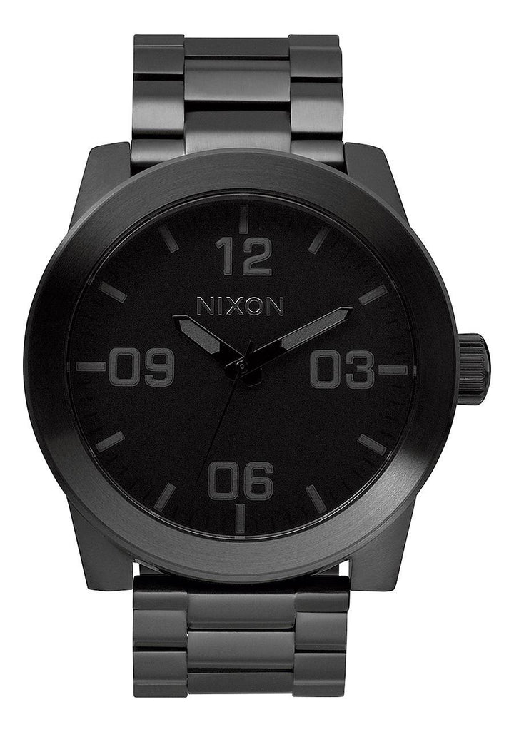 NIXON CORPORAL STAINLESS STEEL WATCH Black 