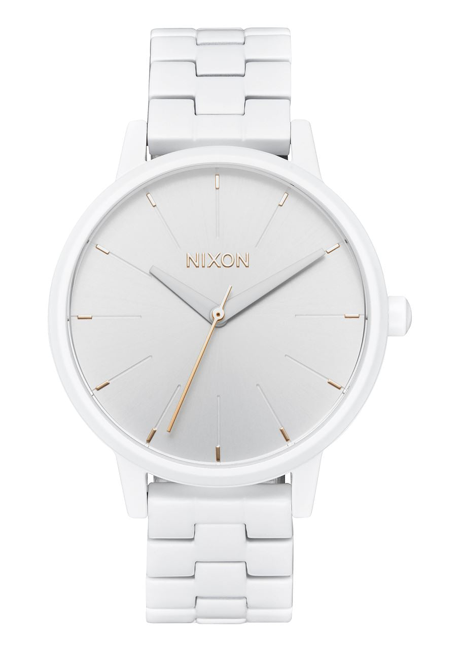 Nixon Kensington Watch All White / Light Gold 