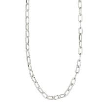 Pilgrim Bibi Necklace Silver Plated - White 