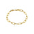 Pilgrim Kindness Recycled Cable Chain Bracelet Gold Plated 