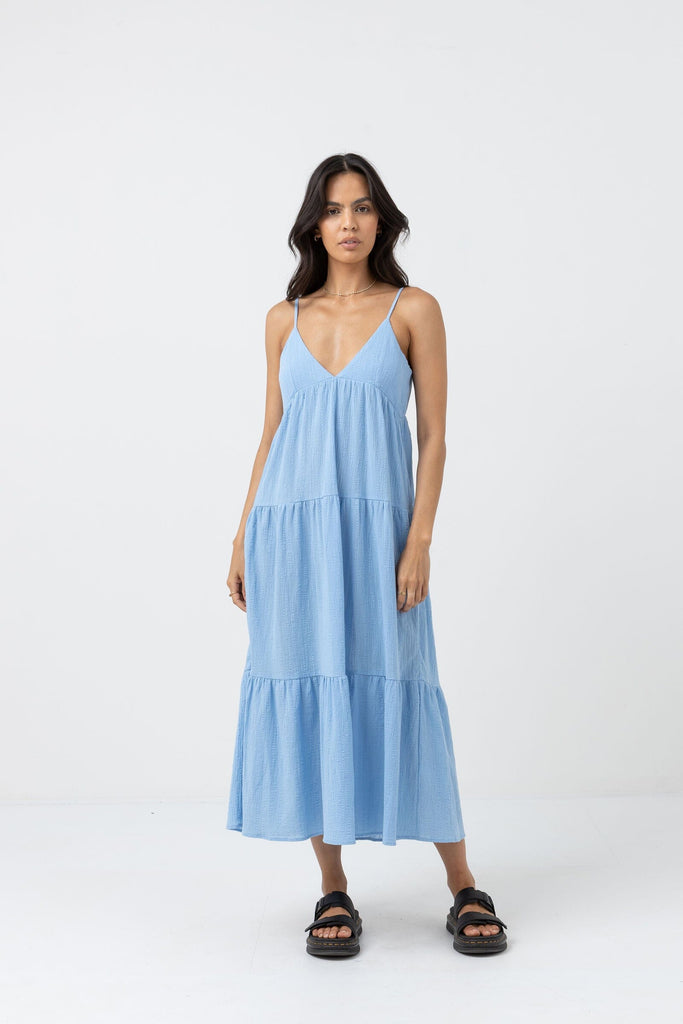 Rhythm Cleo Tiered Midi Dress - BaseNZ