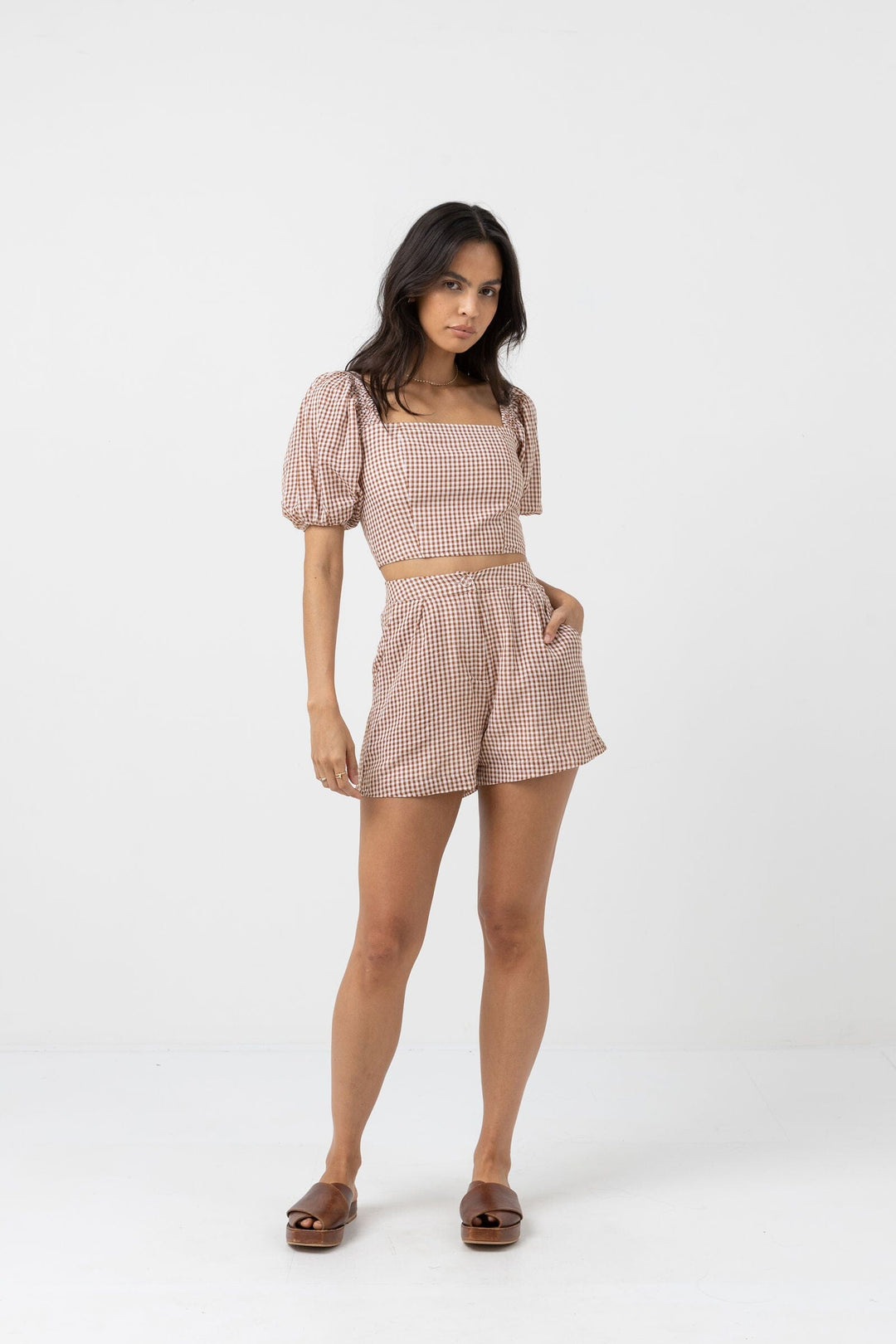 Rhythm Lola Check Top 