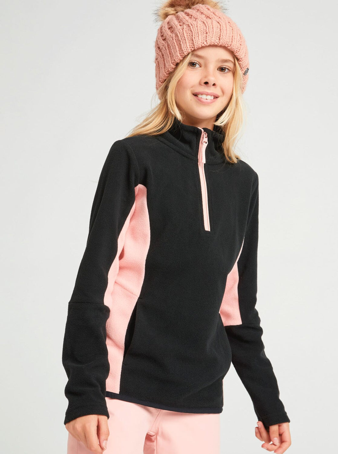 Roxy Sayna Girls Half Zip Fleece 